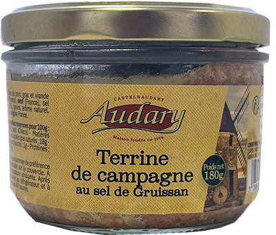 Terrine de campagne . 180g - ref. : 504018
