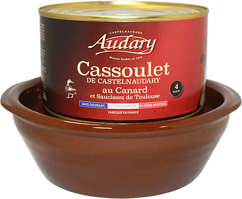 Cassoulet de Castelnaudary . Canard . 4 parts . 1.5kg - ref. : 102721